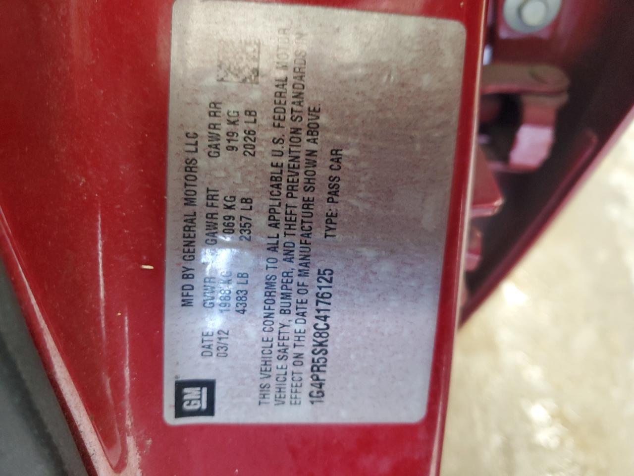 2012 Buick Verano - Image 13