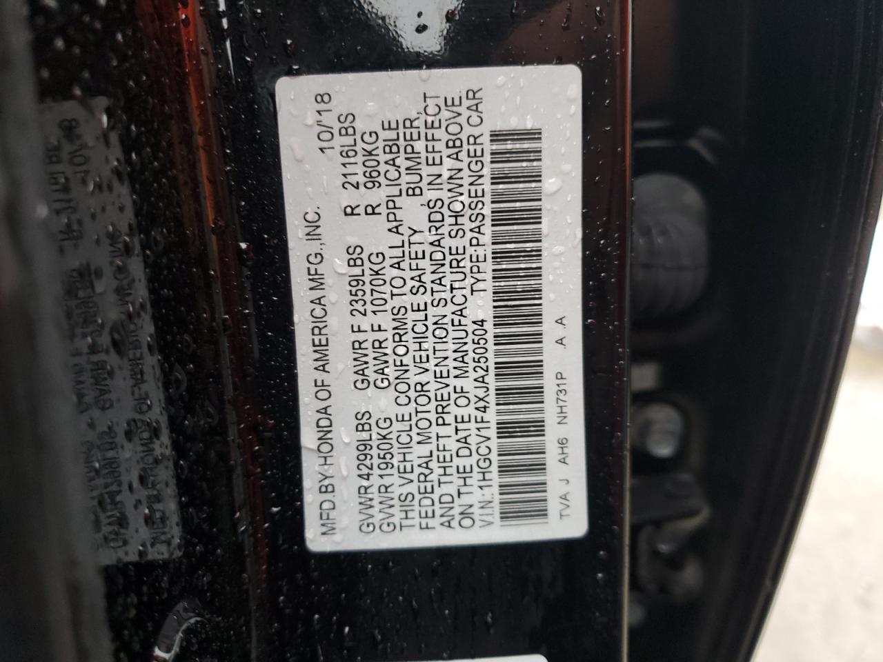 2018 Honda Accord - Image 14
