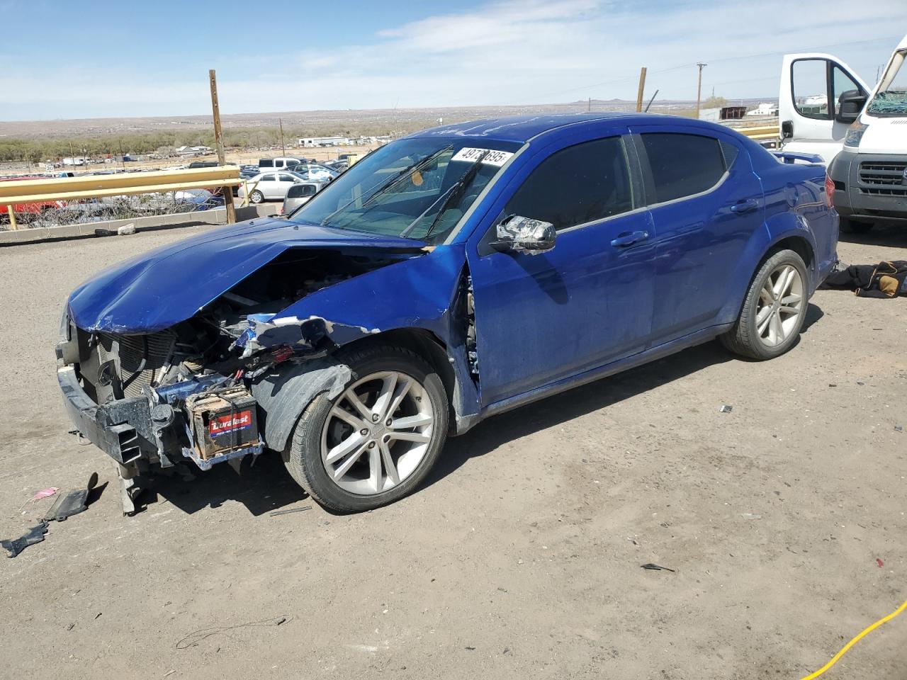 2013 Dodge Avenger Sxt продається в Albuquerque, NM - Front End