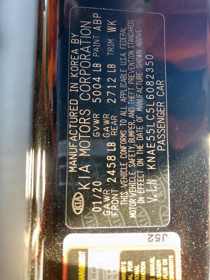 2020 Kia Stinger Gt2 VIN: KNAE55LC5L6082350 Lot: 48755905