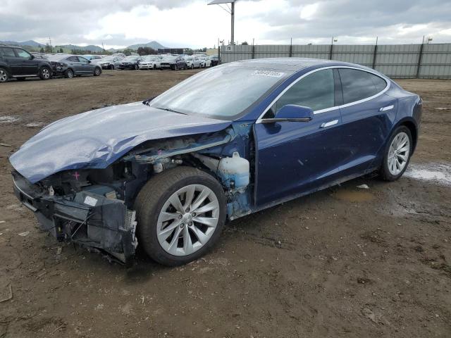 Хэтчбеки TESLA MODEL S 2016 Синий