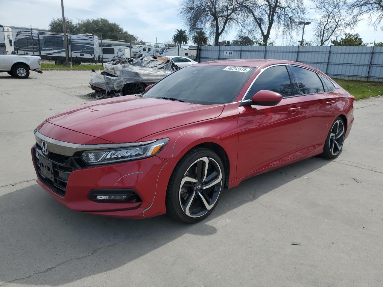 2018 Honda Accord Sport zu verkaufen in Sacramento, CA - Rear End
