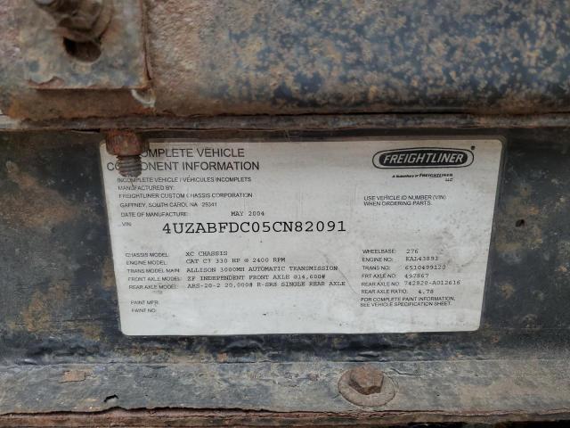 2005 FREIGHTLINER CHASSIS X LINE MOTOR HOME