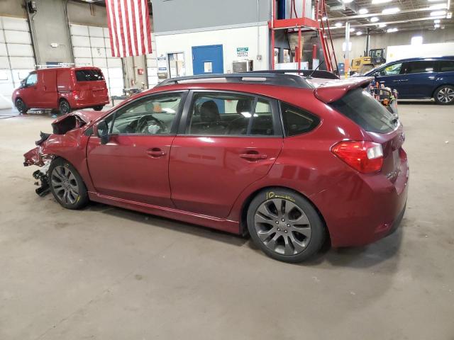  SUBARU IMPREZA 2014 Красный