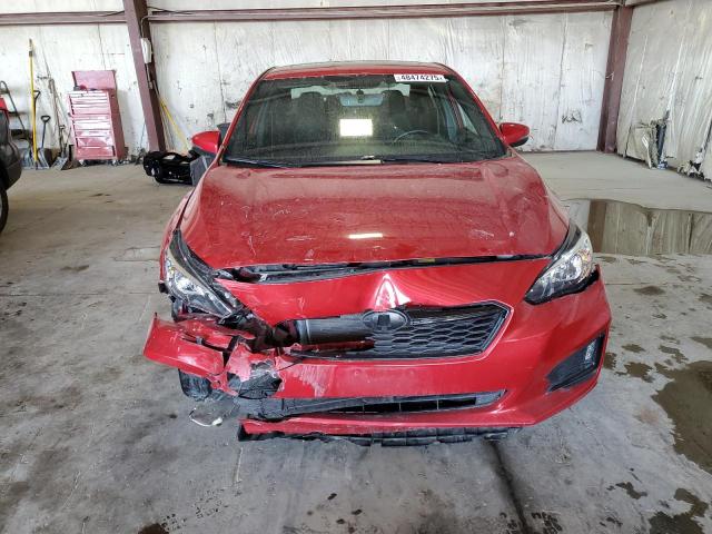 SUBARU IMPREZA 2017 Czerwony
