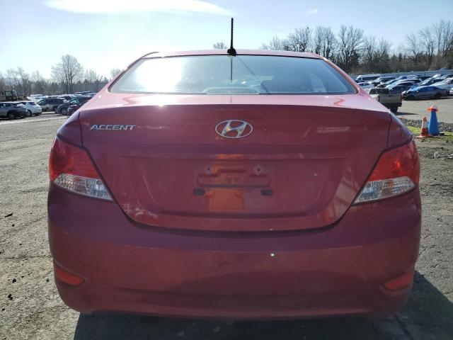  HYUNDAI ACCENT 2014 Czerwony