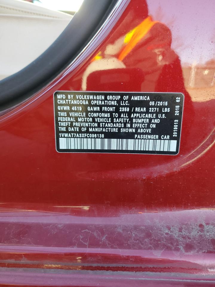 2015 Volkswagen Passat - Image 12
