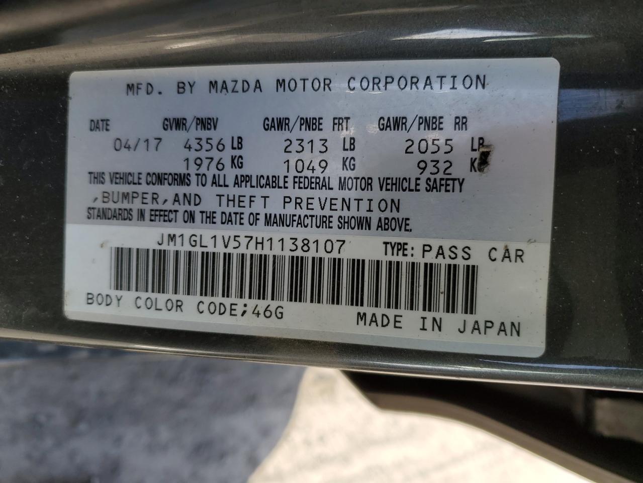 2017 Mazda 6 - Image 14
