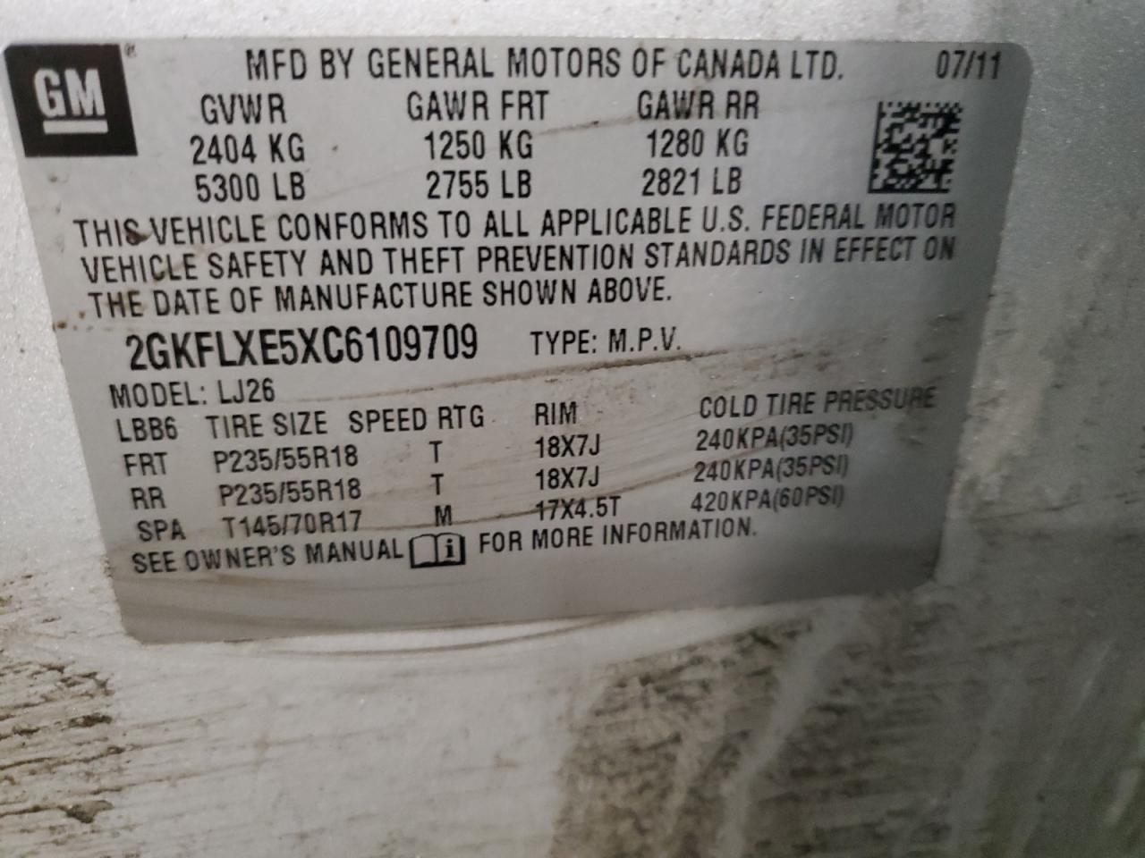2012 GMC Terrain - Image 13
