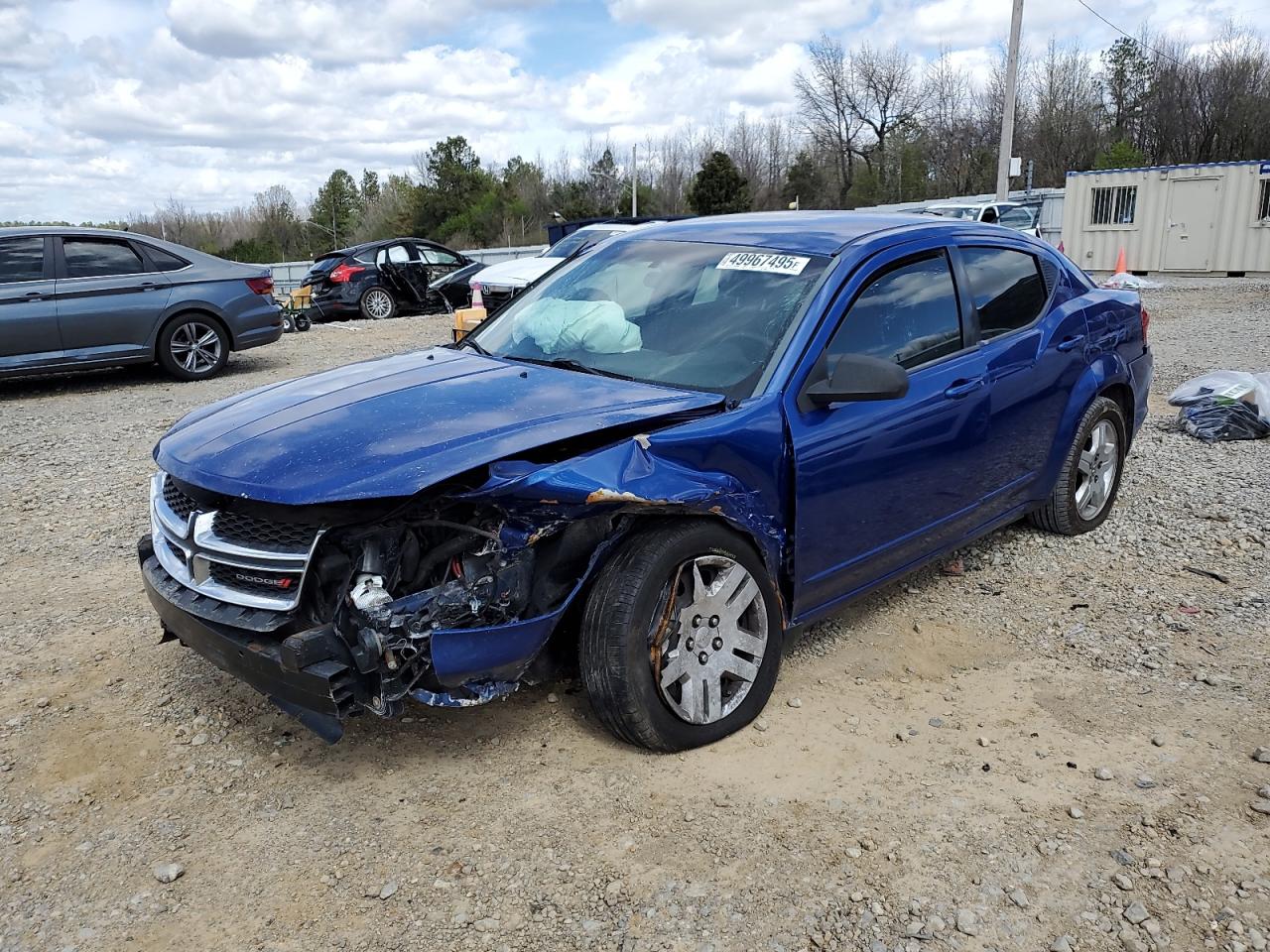 2012 Dodge Avenger Se за продажба в Memphis, TN - Front End