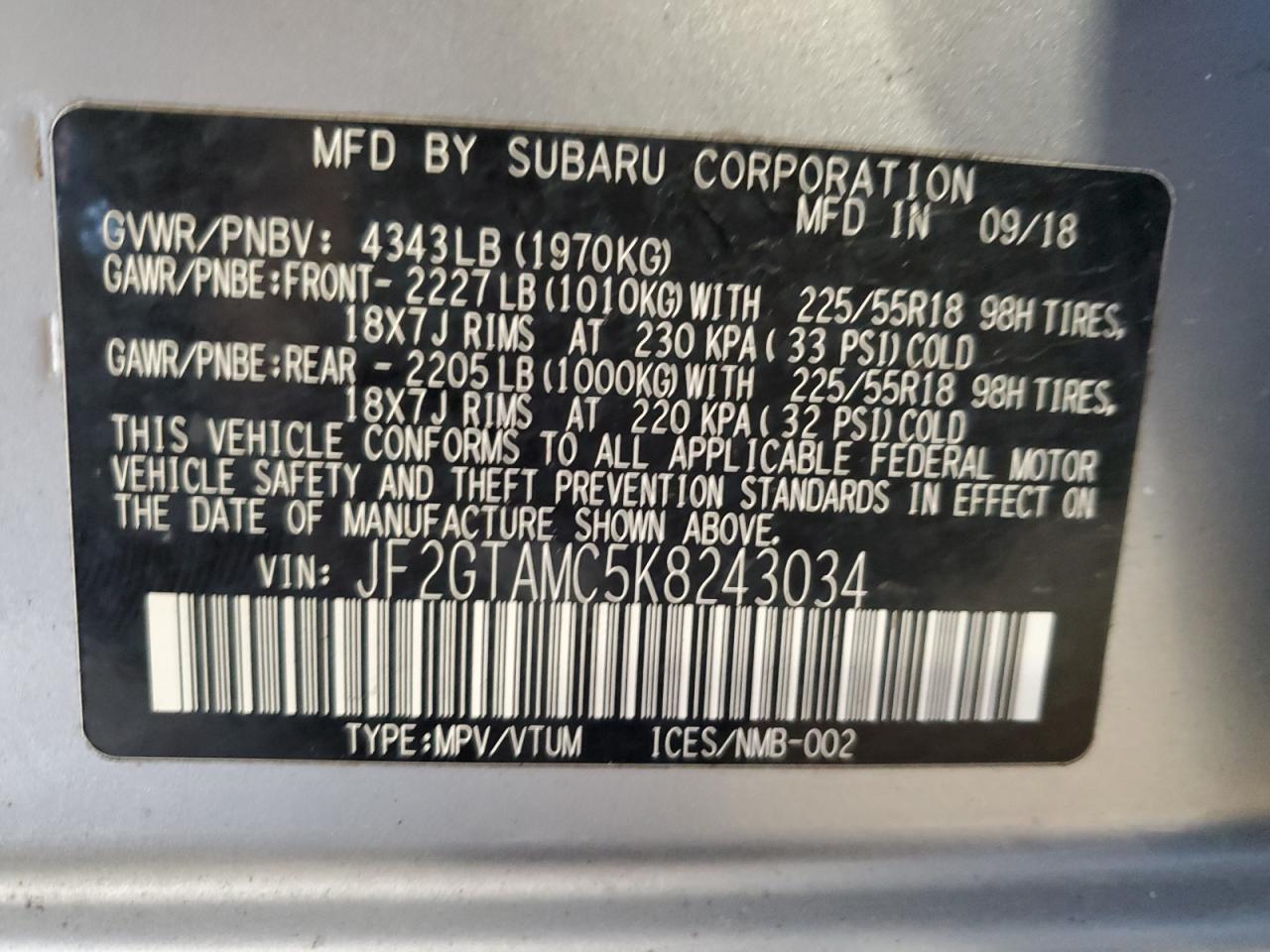 2019 Subaru XV - Image 13