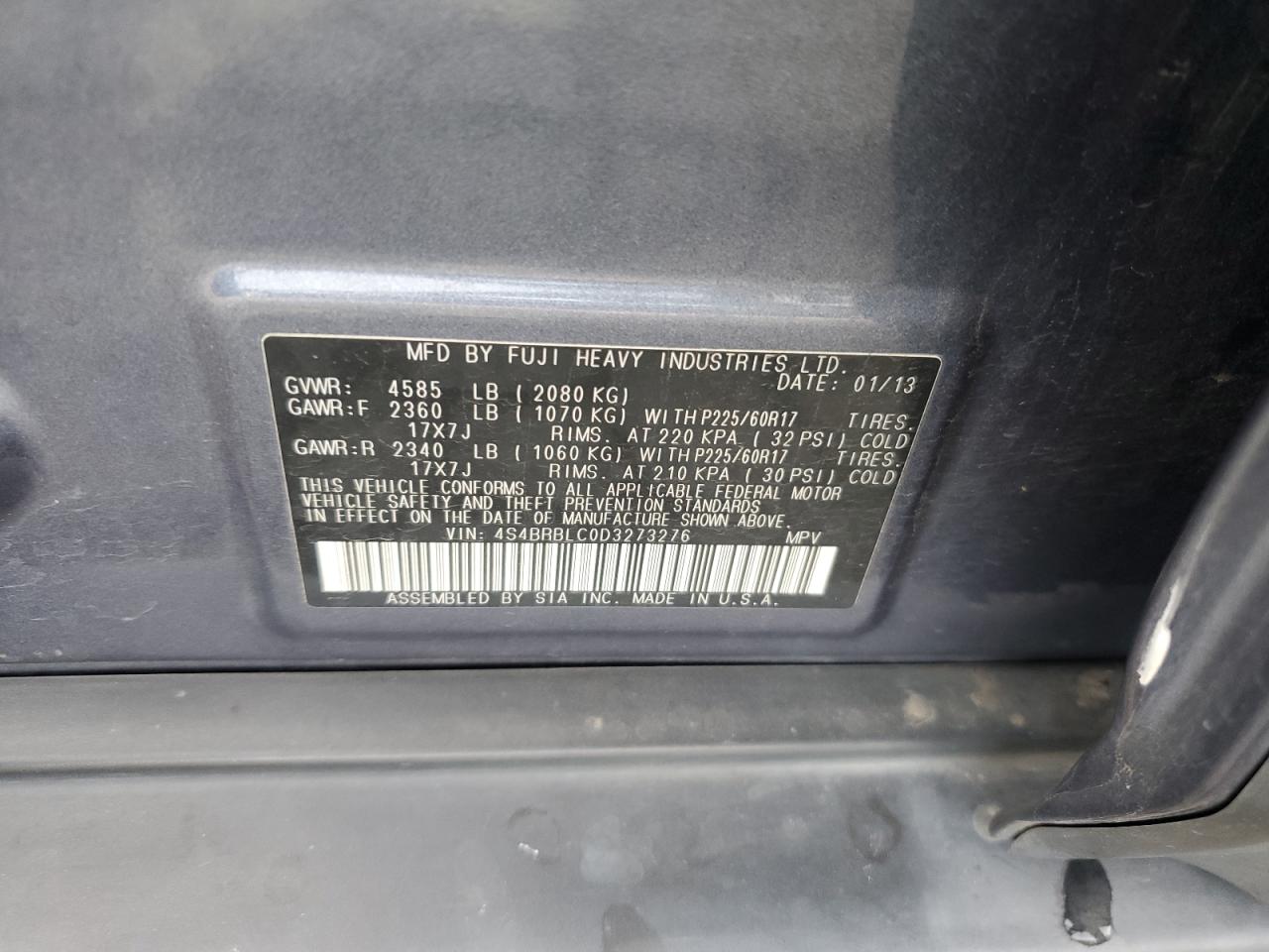 2013 Subaru Outback - Image 13