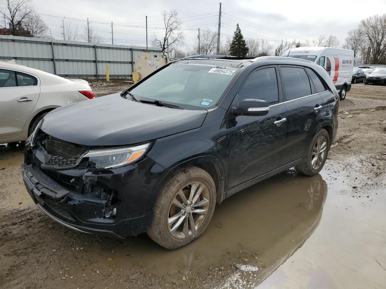 2014 Kia Sorento Sx na sprzedaż w Lansing, MI - Front End