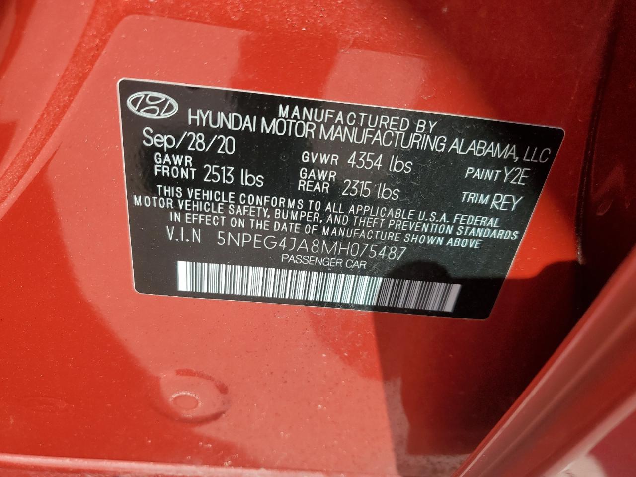 2021 Hyundai Sonata - Image 13