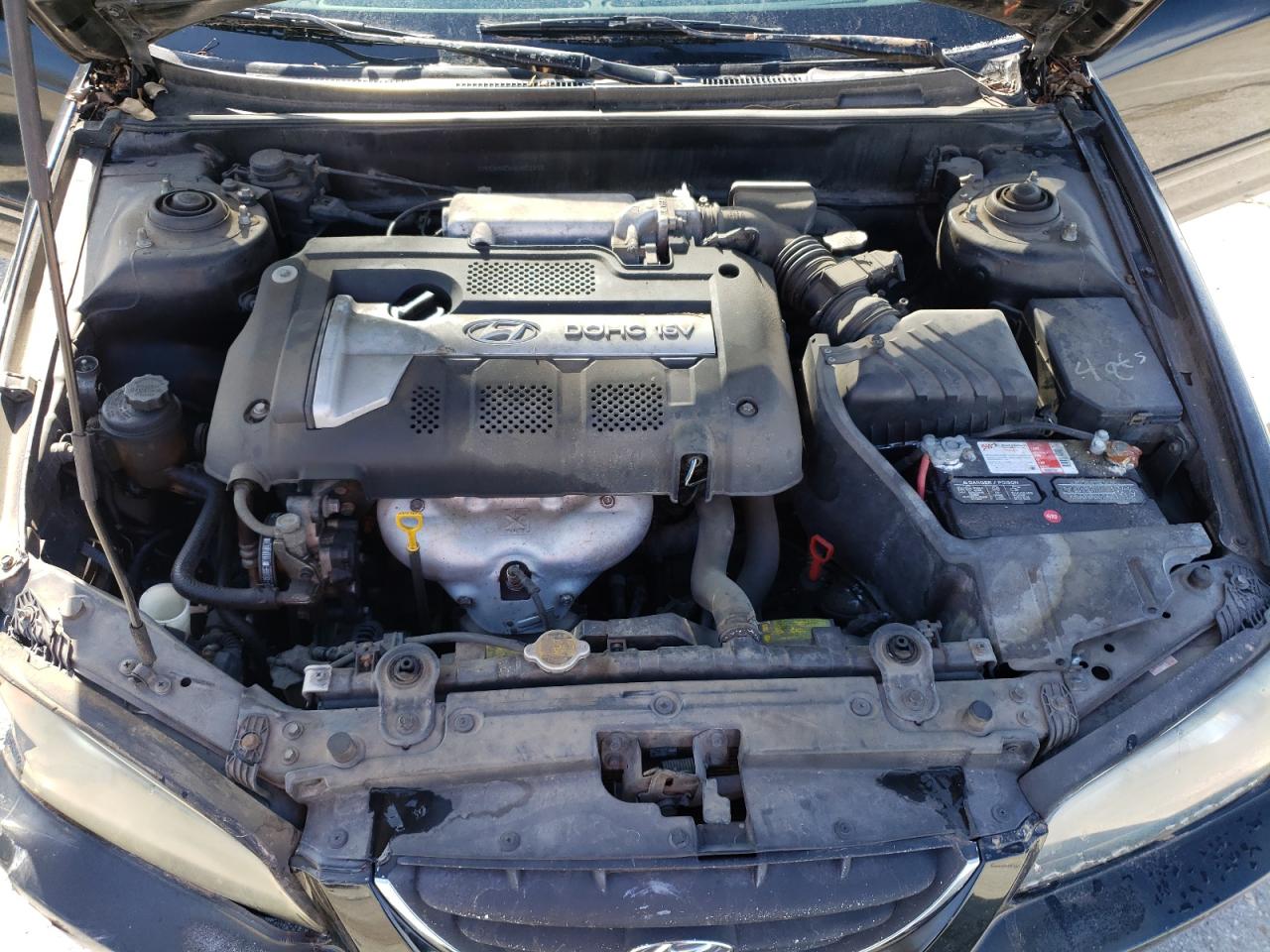 2004 Hyundai Elantra Gls VIN: KMHDN46DX4U901455 Lot: 49968395
