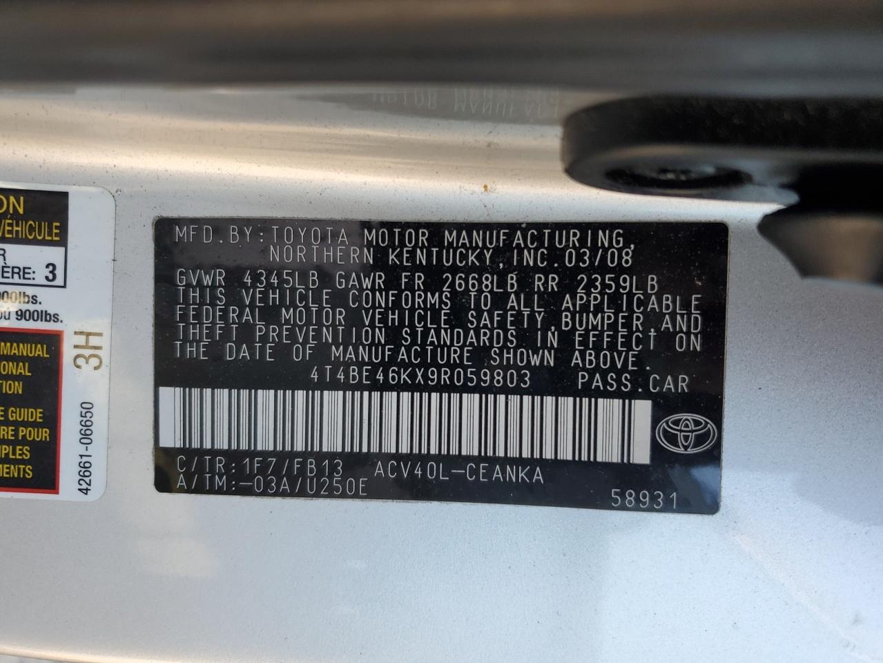 2009 Toyota Camry - Image 12