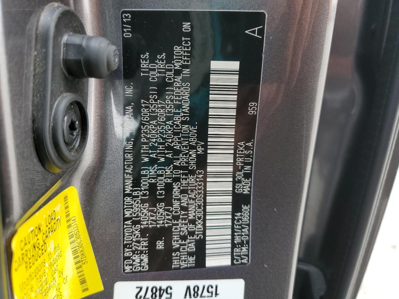 2013 Toyota Sienna - Image 15