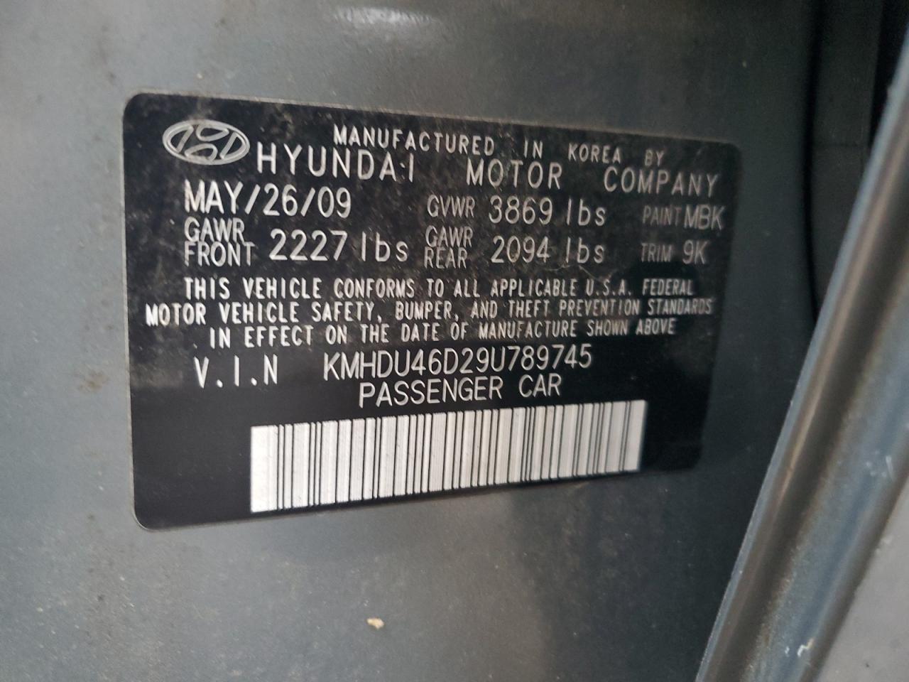 2009 Hyundai Elantra - Image 12