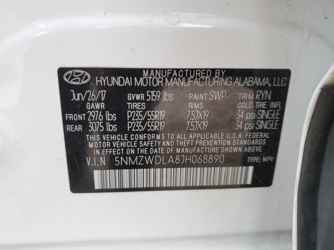 2018 Hyundai Santa Fe - Image 15