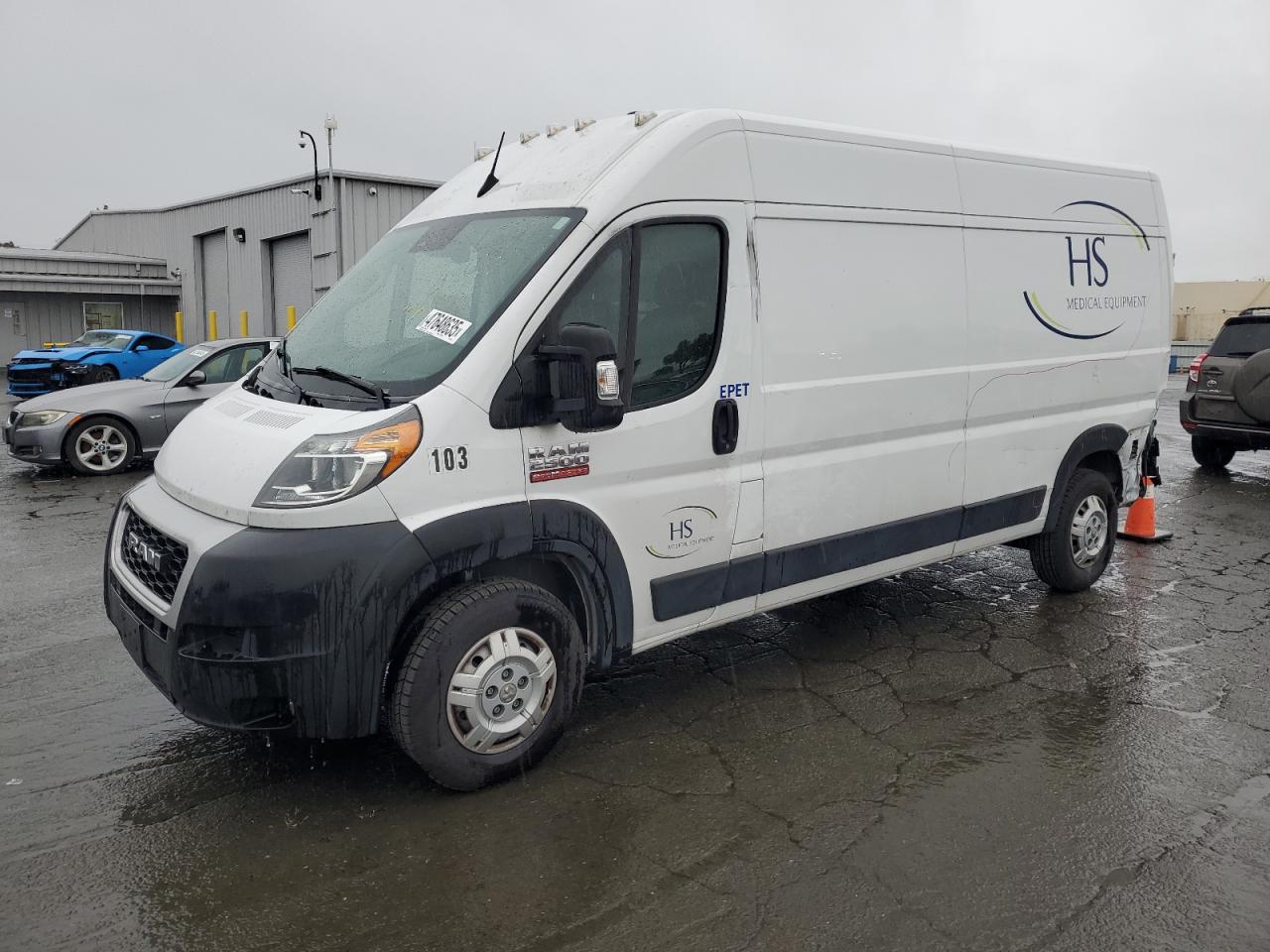 2022 Ram Promaster 2500 2500 High იყიდება Martinez-ში, CA - Rear End