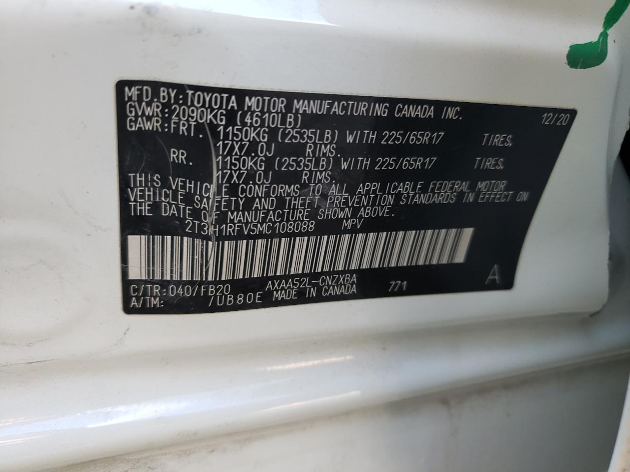 2021 Toyota RAV 4 - Image 14