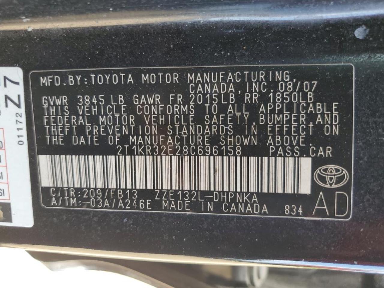 2008 Toyota Corolla - Image 12