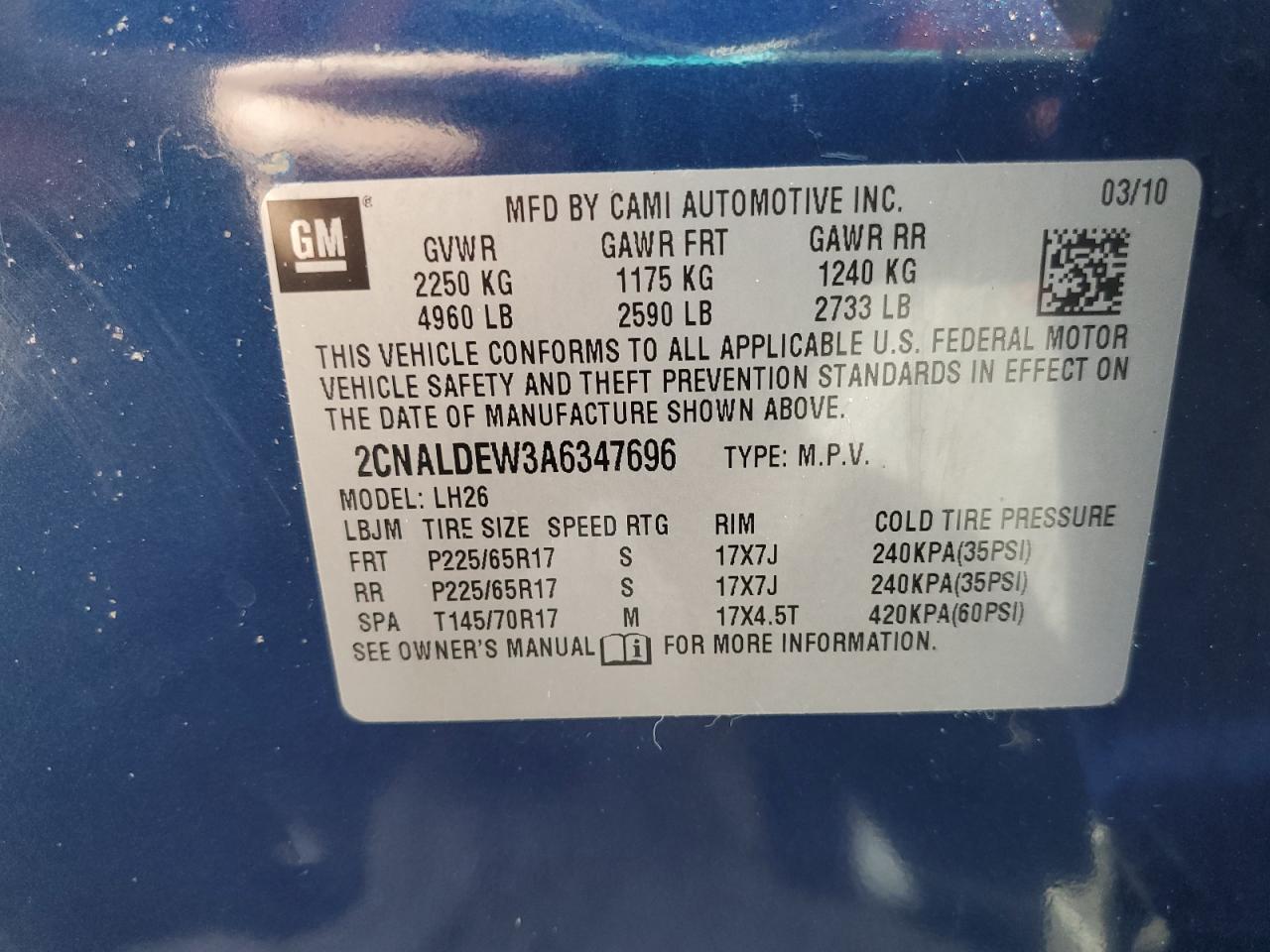 2010 Chevrolet Equinox - Image 15