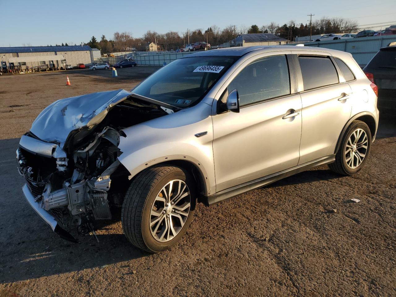 2018 Mitsubishi Outlander Sport Es en Venta en Pennsburg, PA - Front End