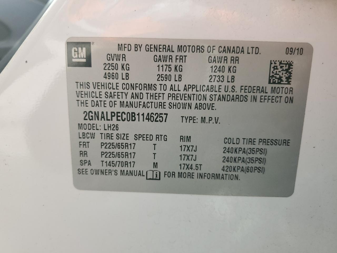 2011 Chevrolet Equinox - Image 13