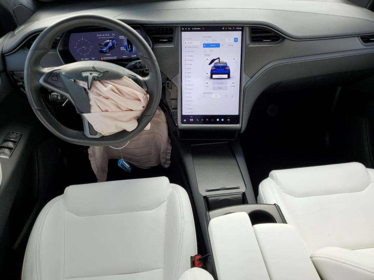 2021 Tesla Model X VIN: 5YJXCBE49MF322768 Lot: 48588175