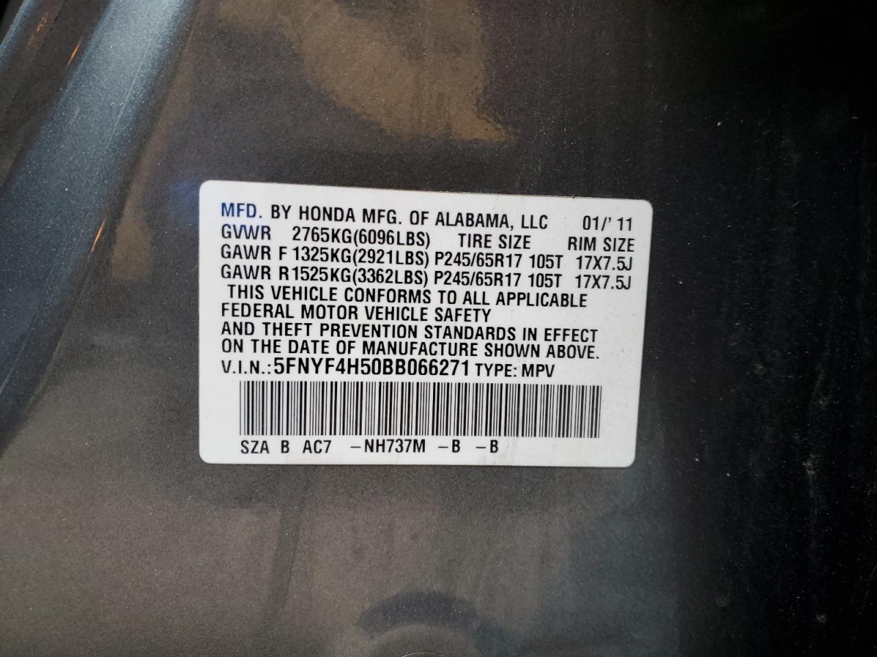 2011 Honda Pilot - Image 16
