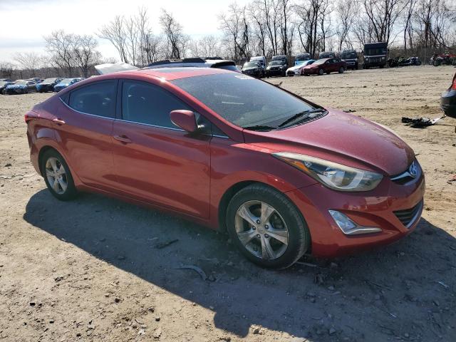  HYUNDAI ELANTRA 2016 Красный