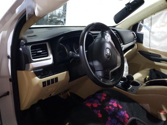 TOYOTA HIGHLANDER 2018 Білий