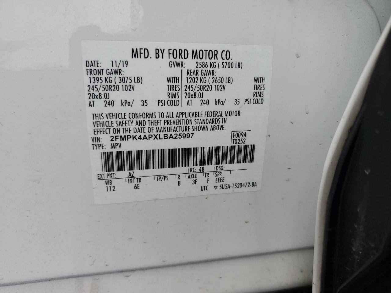 2020 Ford Edge - Image 13