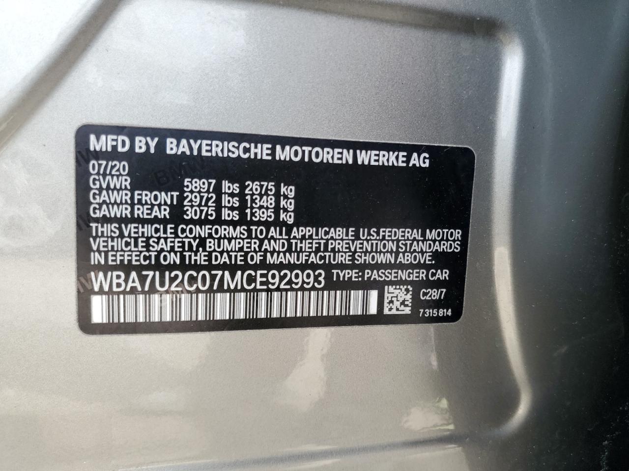 2021 BMW 7er - Image 13