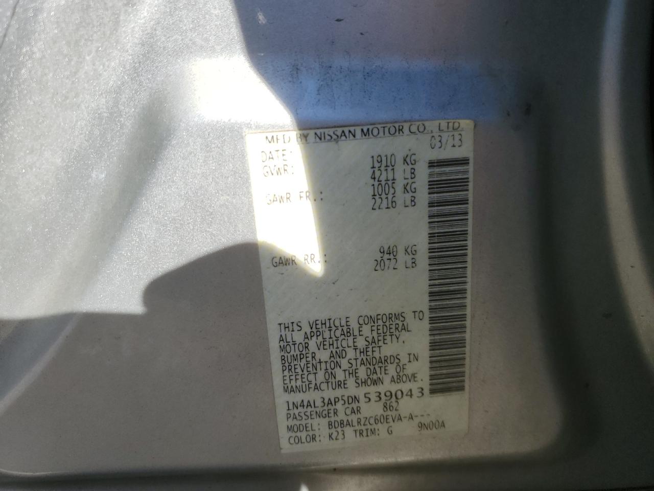 2013 Nissan Altima - Image 14