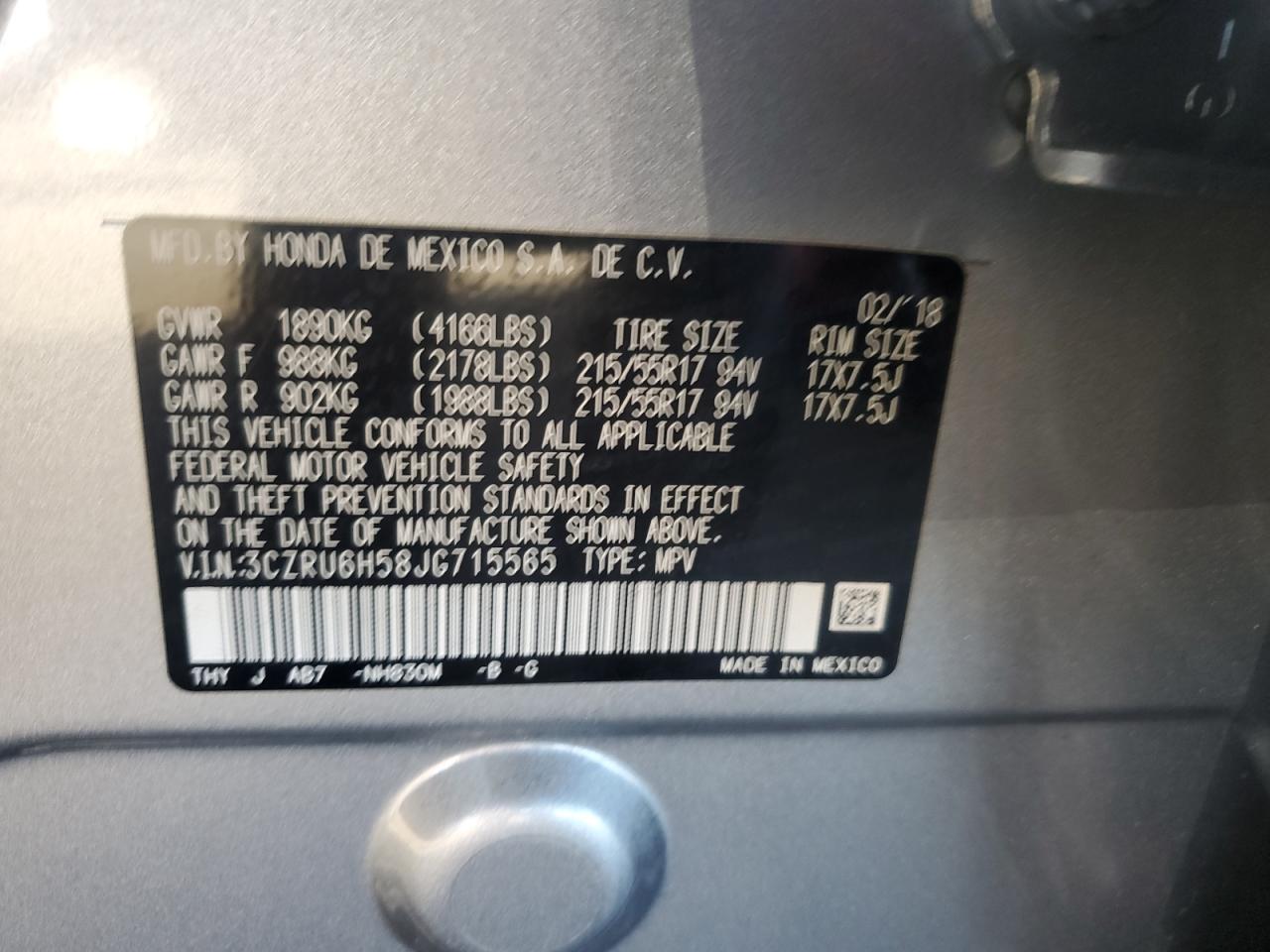 2018 Honda HR-V - Image 14