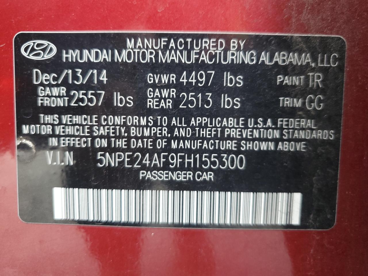 2015 Hyundai Sonata - Image 12