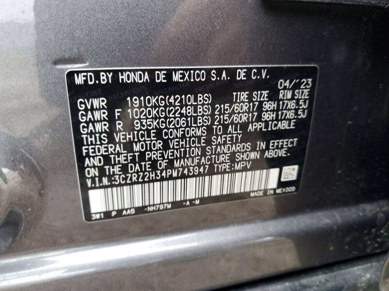 2023 Honda HR-V - Image 12