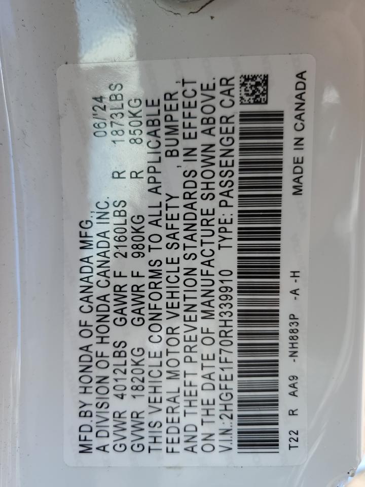 2024 Honda Civic - Image 13