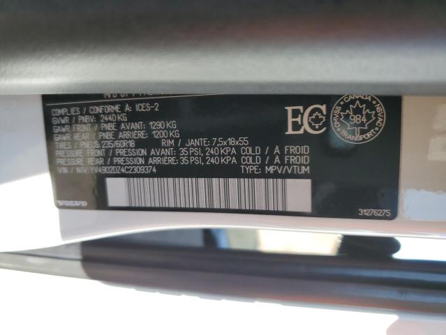 2012 VOLVO XC60 T6