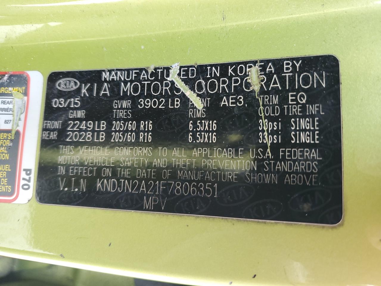 2015 Kia Soul - Image 13