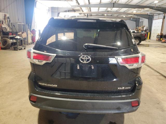  TOYOTA HIGHLANDER 2016 Черный