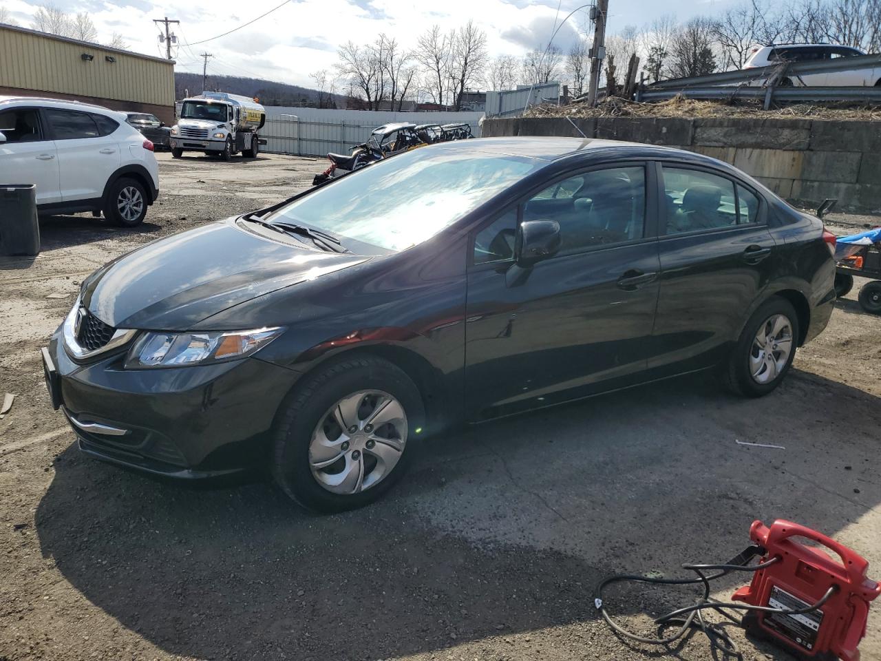 2013 Honda Civic Lx en Venta en Marlboro, NY - Side