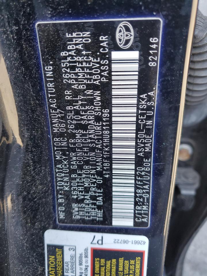 2017 Toyota Camry - Image 12