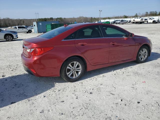  HYUNDAI SONATA 2014 Red