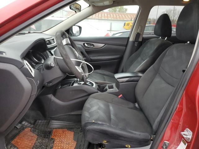  NISSAN ROGUE 2015 Czerwony