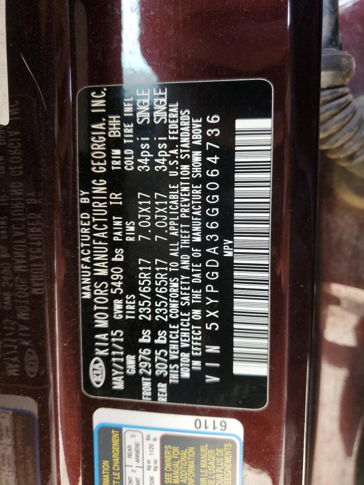 2016 Kia Sorento - Image 13