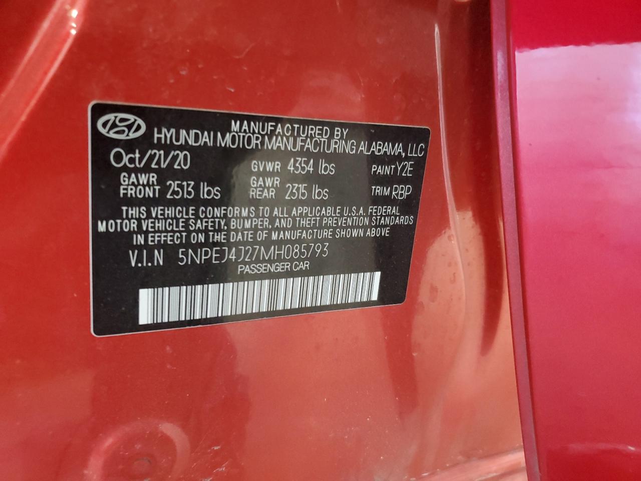 2021 Hyundai Sonata - Image 13