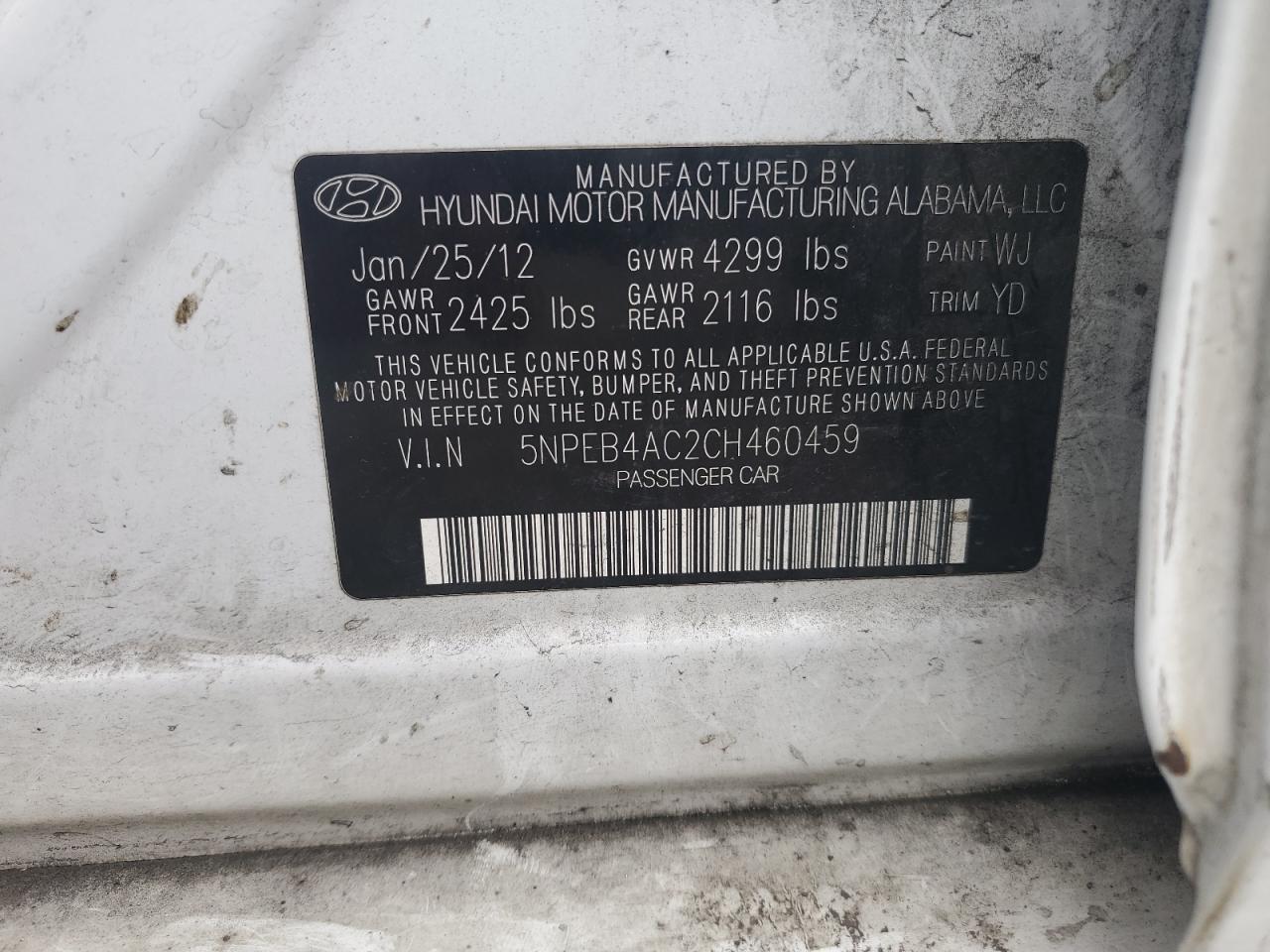 2012 Hyundai Sonata - Image 12